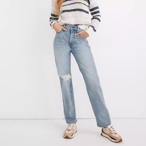 COPY - Madewell Perfect Vintage Straight Jean in Reinhart Wash size 31  EUC